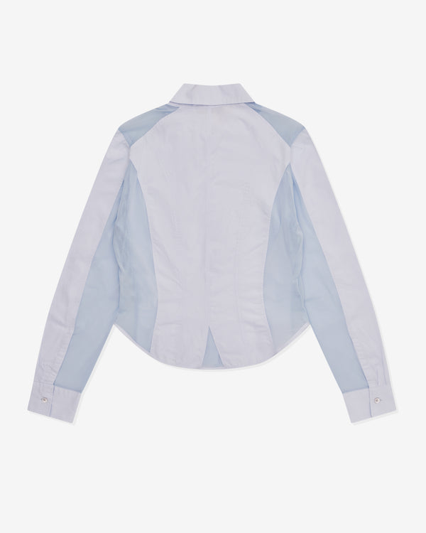 Our Legacy - Women’s Cincher Shirt - (Dining Blue Poplin)