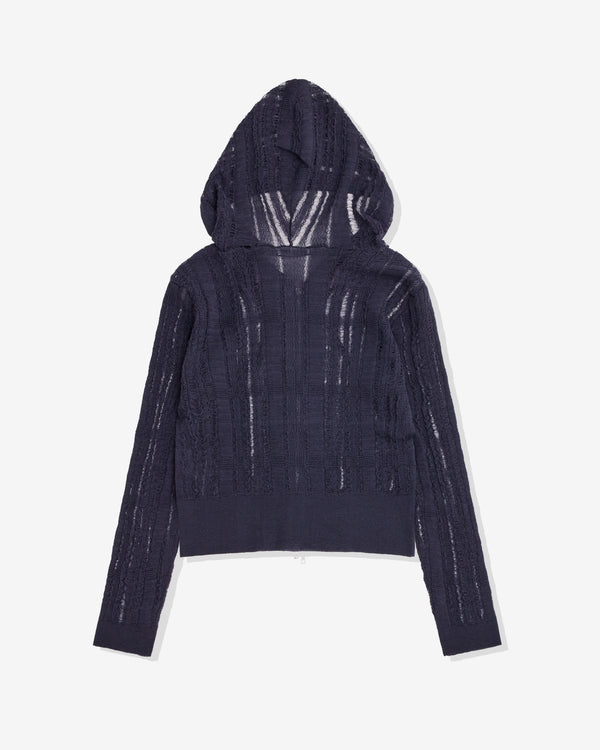 Our Legacy - Men's Compact Hood - (Washed Navy Tech Cotton)