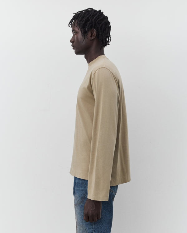 Our Legacy - Men's Box Longsleeve - (Dirty Beige Clean Jersey)