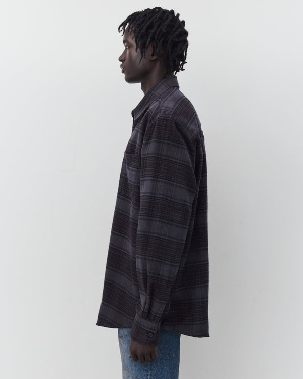 Our Legacy - Men's Above Shirt - (Faded Nocturne Check Flannel)