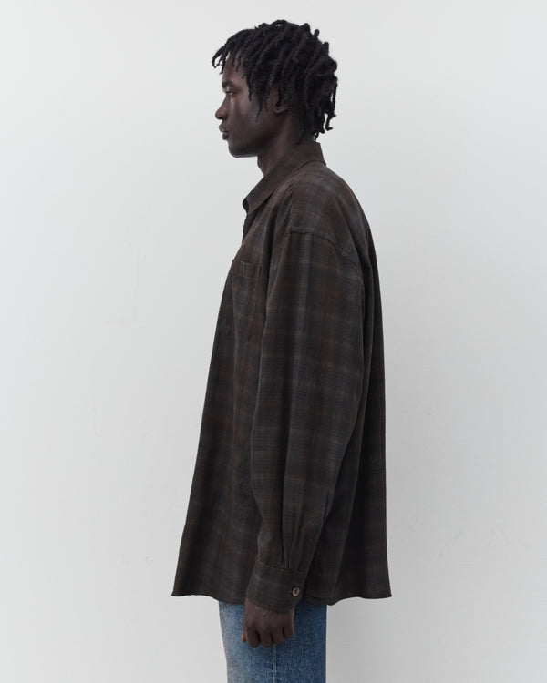 Our Legacy - Men's Borrowed Shirt - (More Check Print)