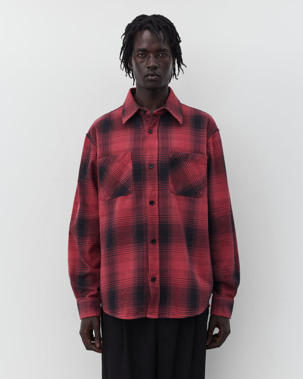 Our Legacy - Men's Whoppin Shirt - (Bison Check Ranch Cotton)