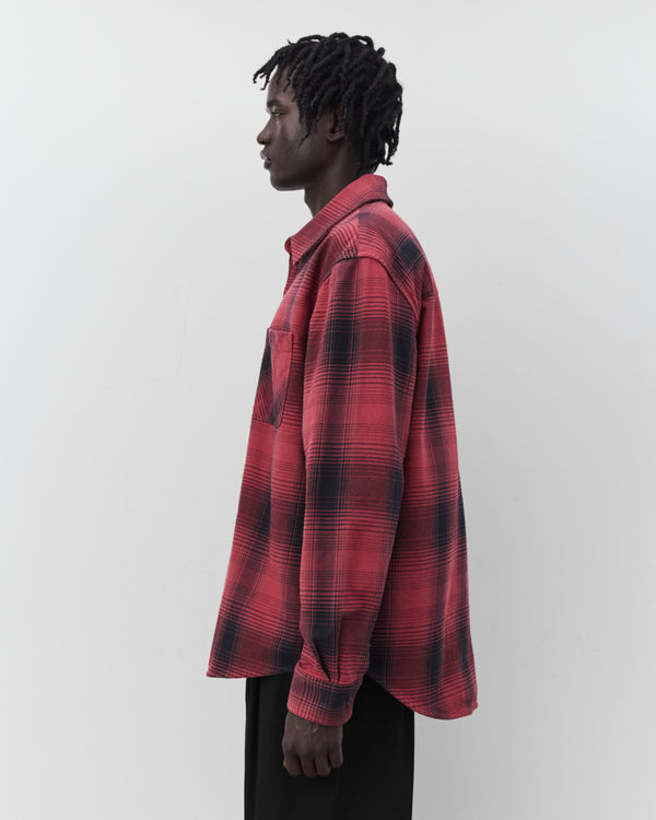 Our Legacy - Men's Whoppin Shirt - (Bison Check Ranch Cotton)