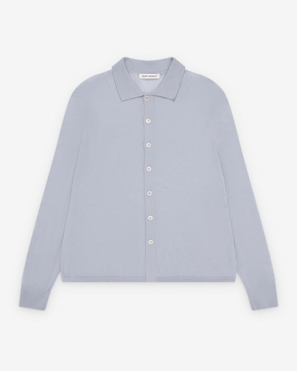 Our Legacy - Men's Fall Cardigan - (Cold Blue Superfine Merino)