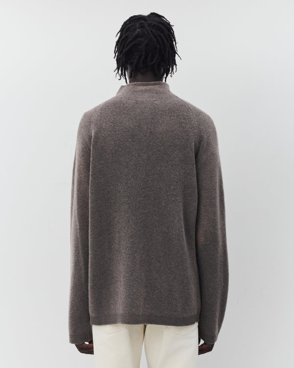 Our Legacy - Men's Line Zip Cardigan - (Mud Spray Dye Cherub Wool)