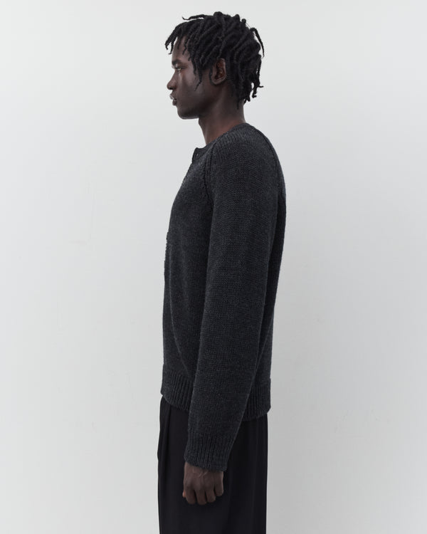 Our Legacy - Men's Shore Henley - (Charcoal)