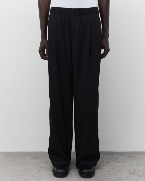 Our Legacy - Men's Leisure Trouser - (Crow Black Night Drape Twill)