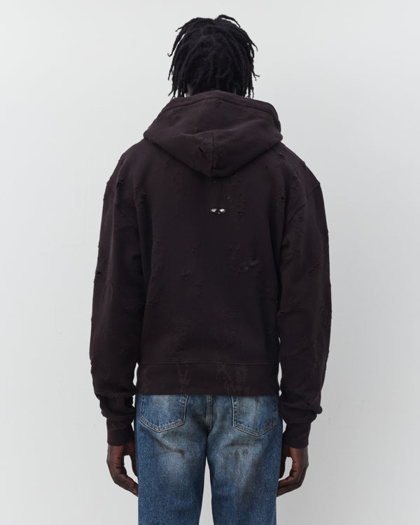Our Legacy - Men's Rascal Hood - (Burnt Bouquet Star Fleece)
