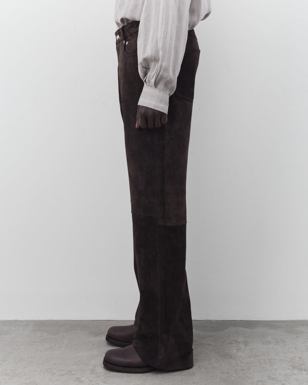 Our Legacy - Men's Carlson Cut - (Cold Brown Soaked Suede)