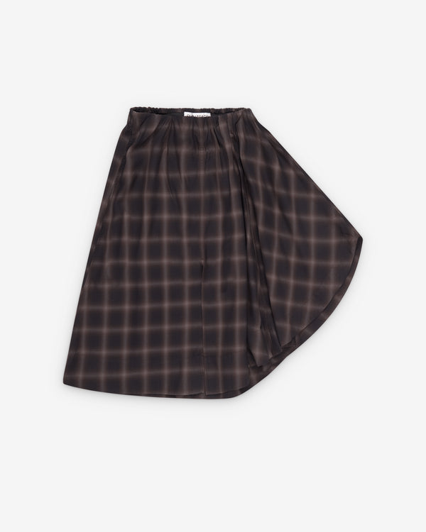 Our Legacy - Women's Fan Skirt - (El Paso Check Saloon Tencel)