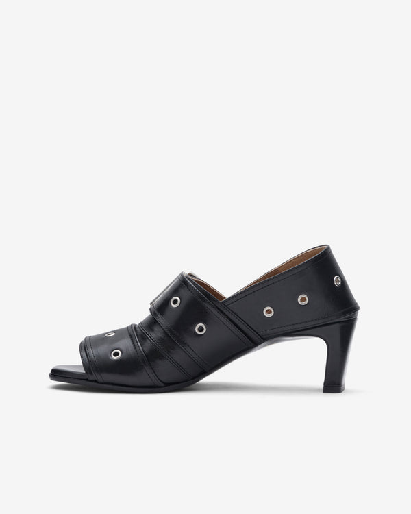 Our Legacy - 4cm Belt Sandal - (True Dye Black Leather)