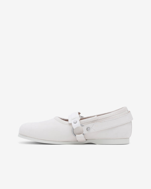 Our Legacy - Mary Jane Slip In - (Dirty White Waxed Suede)