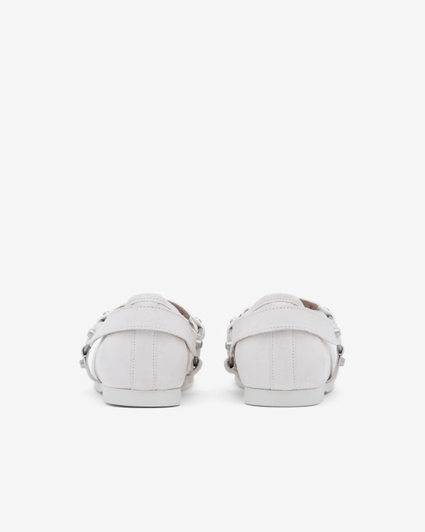 Our Legacy - Mary Jane Slip In - (Dirty White Waxed Suede)