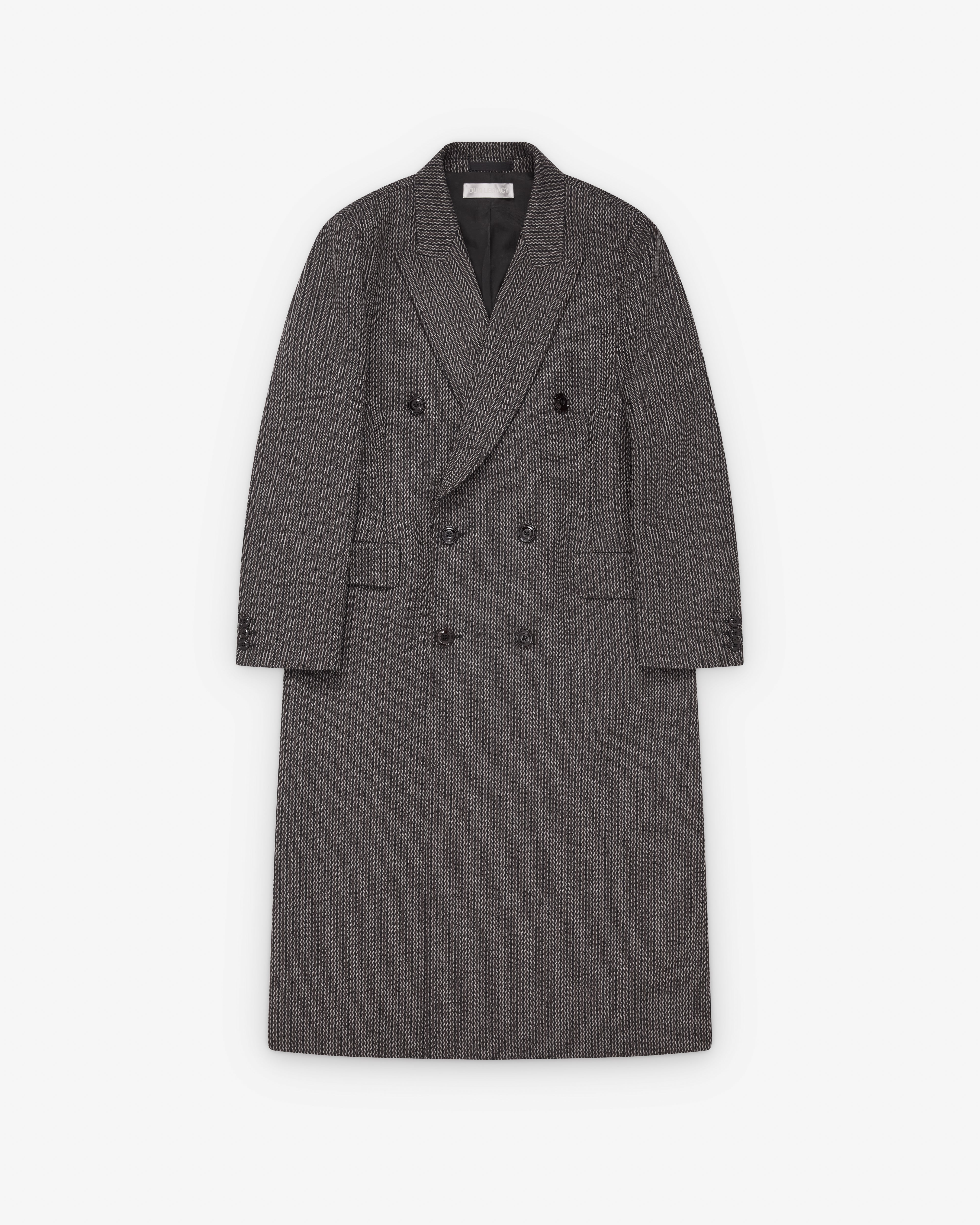 Our Legacy: Men's Extended Whale Coat (Ledger Wool Broken