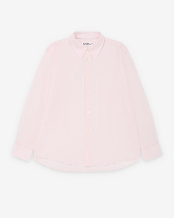 Our Legacy - Men's Beyond Shirt - (Hush Pink Pristine Voile)