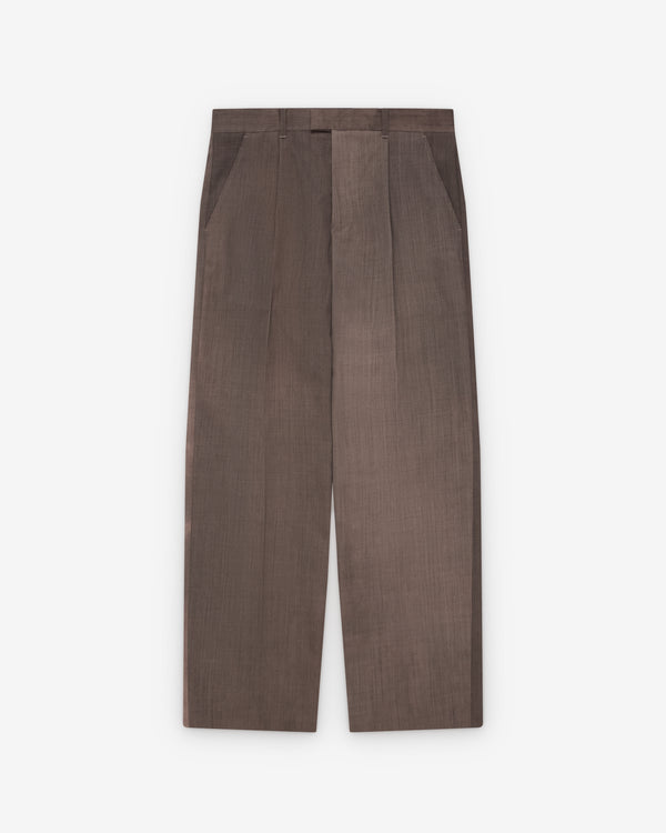 Our Legacy - Men's Slack Trouser - (Maltinto Umber Marl Wool)