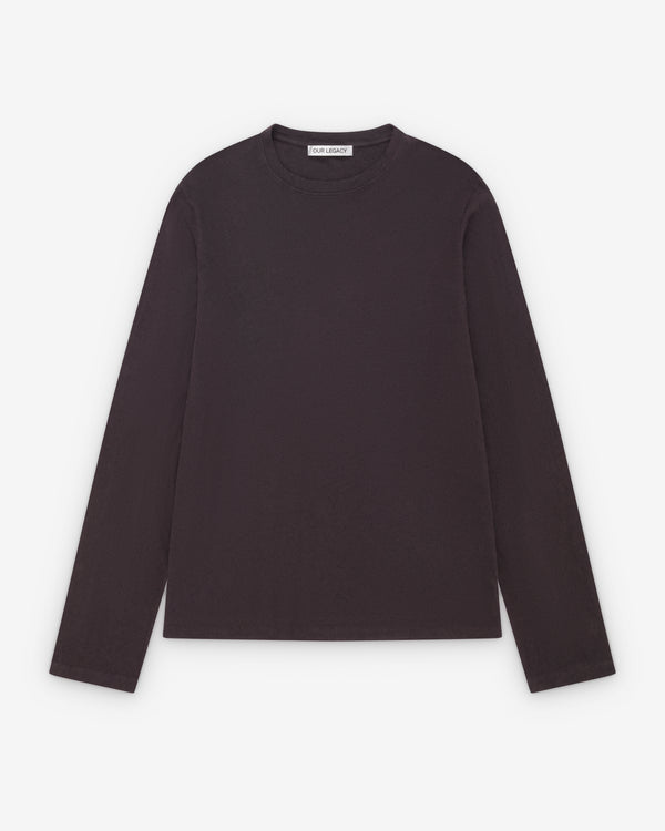 Our Legacy - Men's Bandaid Longsleeve - (Pure Graphite Cloudskin Jersey)
