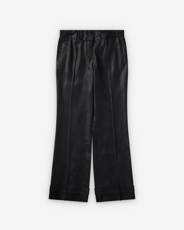 Our Legacy - Women's Hip Trouser - (Lacquer Black Mirror Tencel)