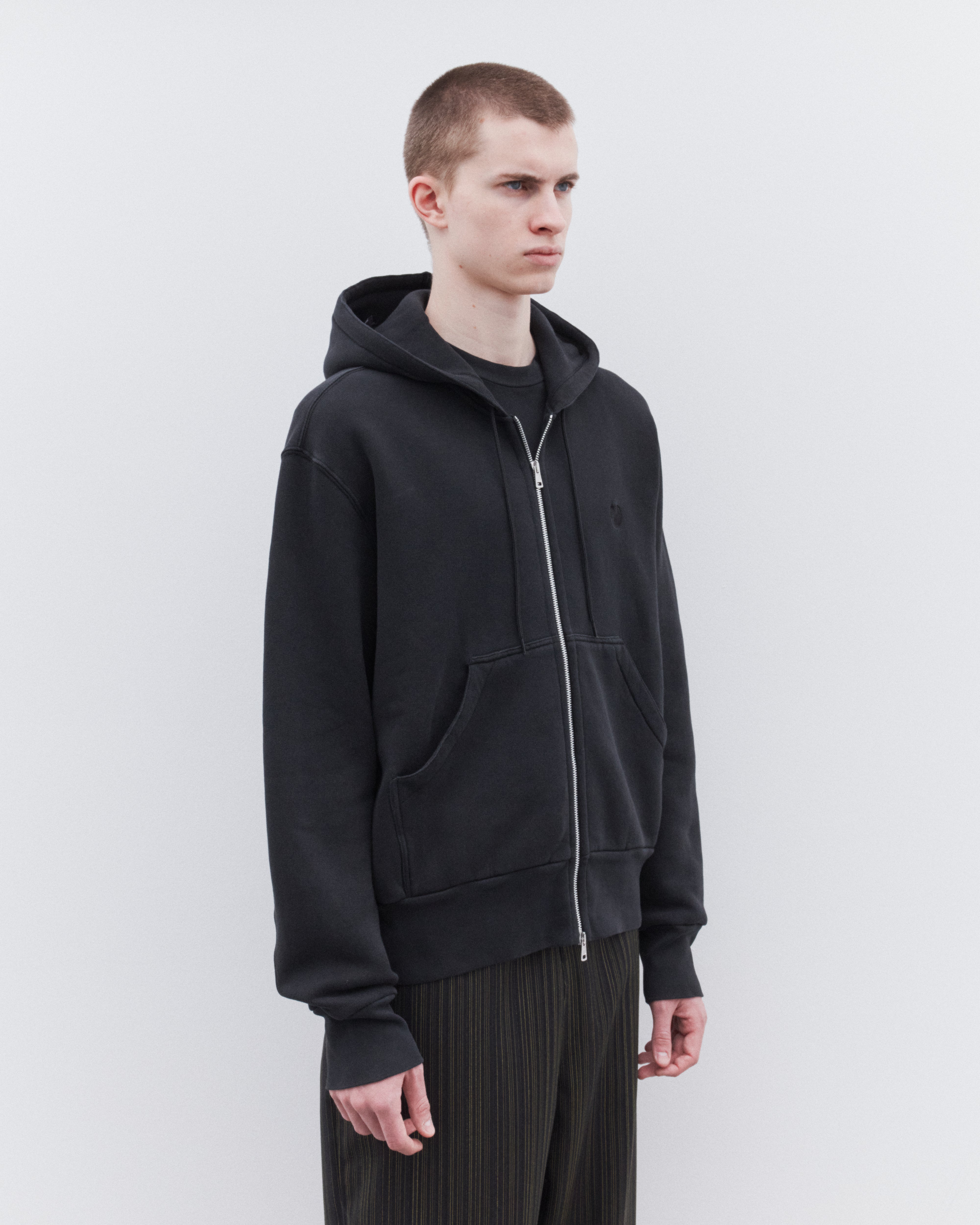 Our Legacy: Men's Zip Hood (Black Yin Yang) | DSML E-SHOP