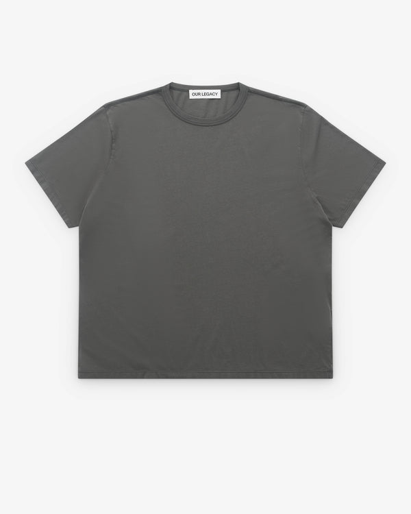 Our Legacy - Men’s New Box T-Shirt - (Grey Sage Clean Jersey)