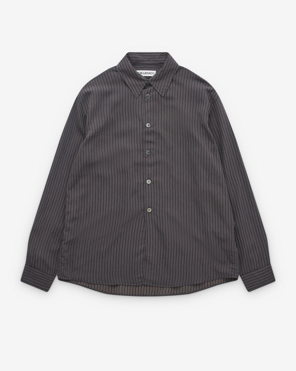 Our Legacy - Men's Beyond Shirt - (Iron Stripe Ceremony Viscose)