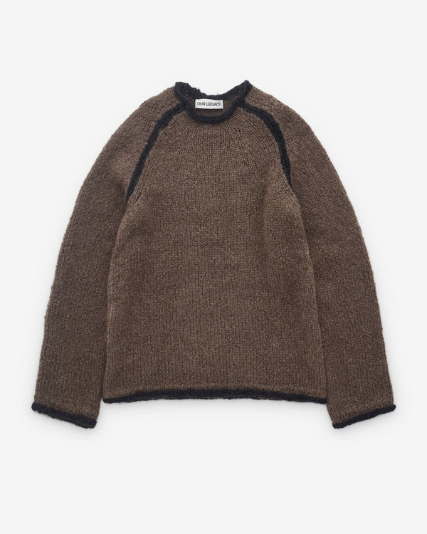 Our Legacy - Men’s Rider Roundneck - (Steel Mohaire)