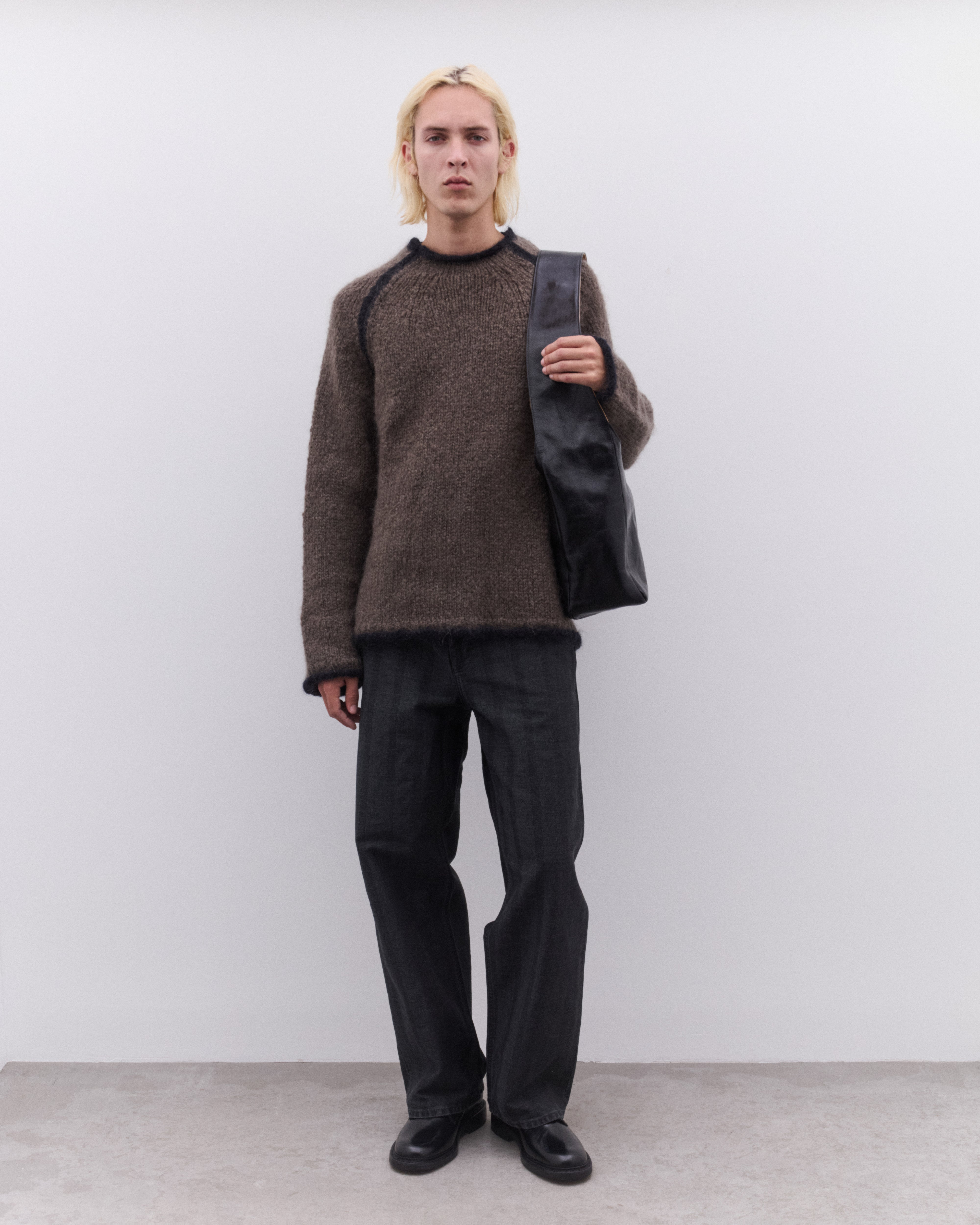 Our Legacy: Men's Vast Cut (Black Coated Herringbone) | DSML E-SHOP