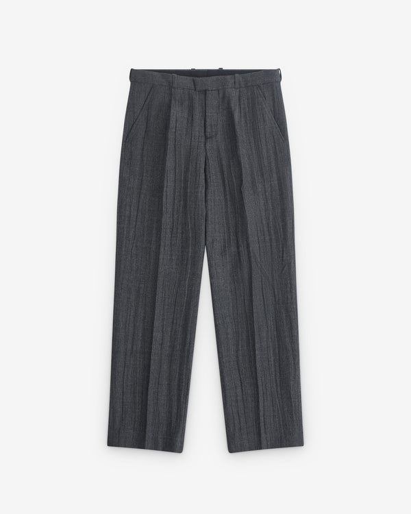 Our Legacy - Men’s Slack Trouser - (Stone Grey Plisse Wool)