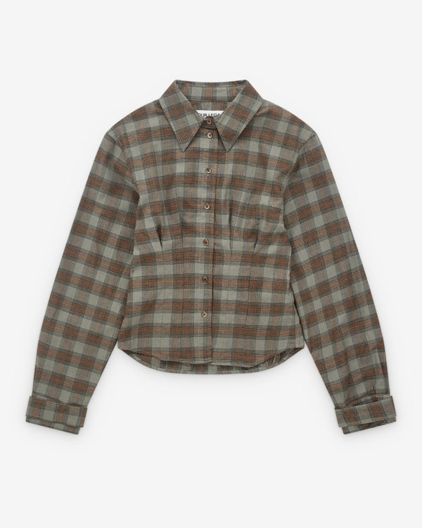 Our Legacy - Women’s Envelop Shirt - (Iowa Flannel Check)