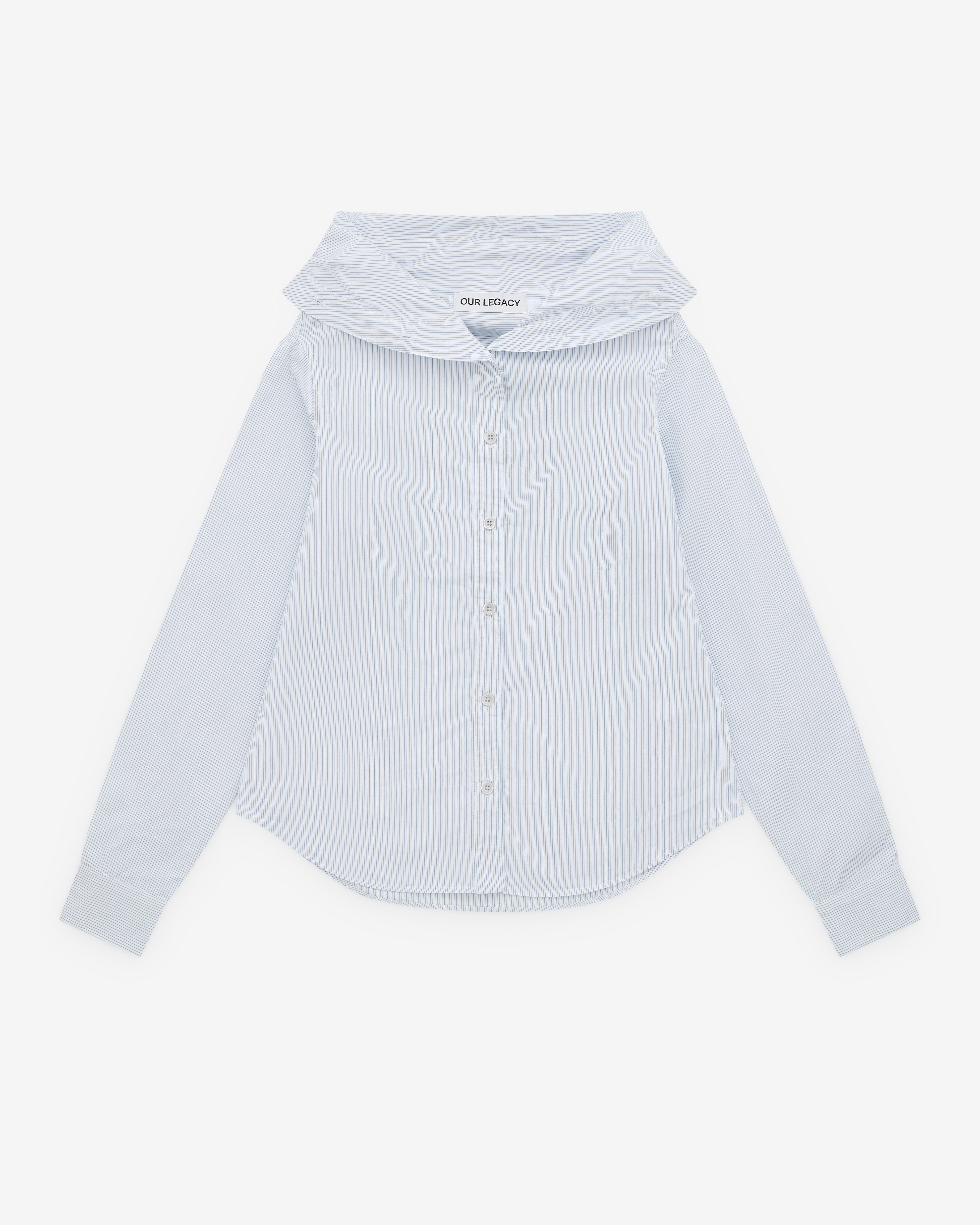 Our Legacy: Women's Kaonashi Shirt (Diner Pinstripe Super Poplin