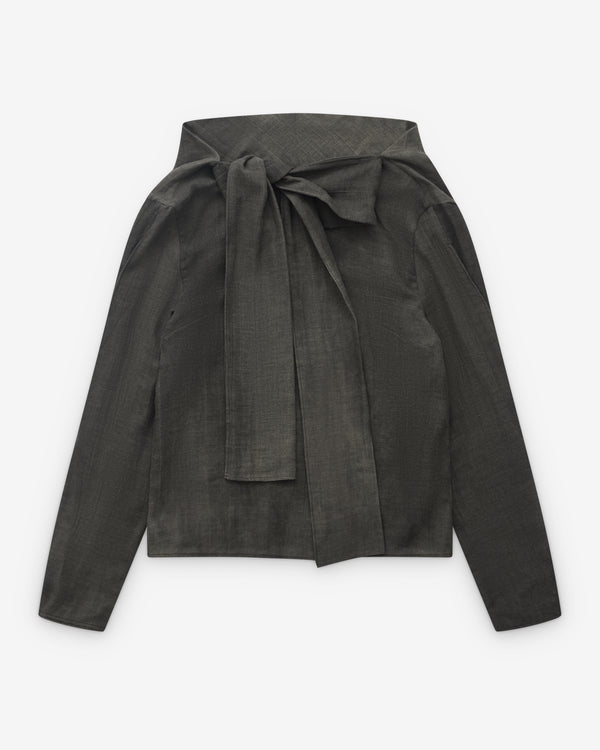 Our Legacy - Women’s Virtuous Blouse - (Dark Cloud Sparse Cotton Wool)