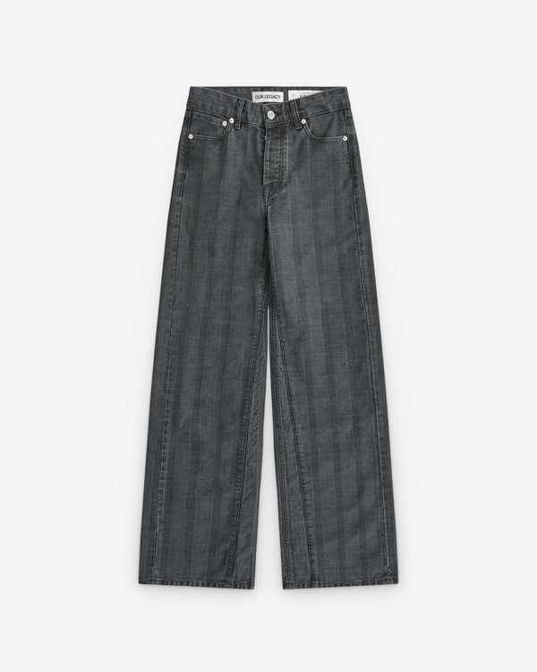 Our Legacy - Women's Treble Cut - (Black Coated Herringbone)