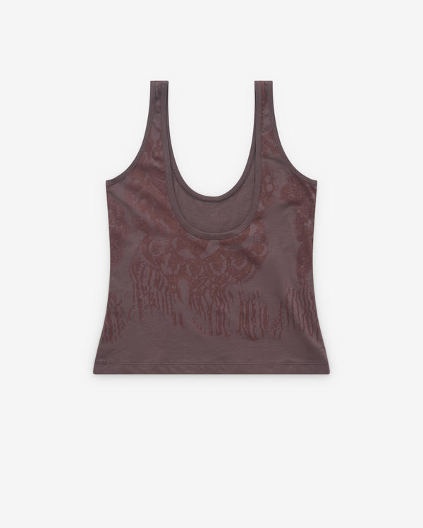 Our Legacy - Women's Blade Tank - (Tasty Raisin Lace Stencil)