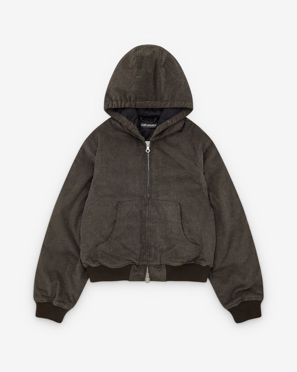 Our Legacy - Men's Bank Jacket - (Dark Brown Twill Cord)