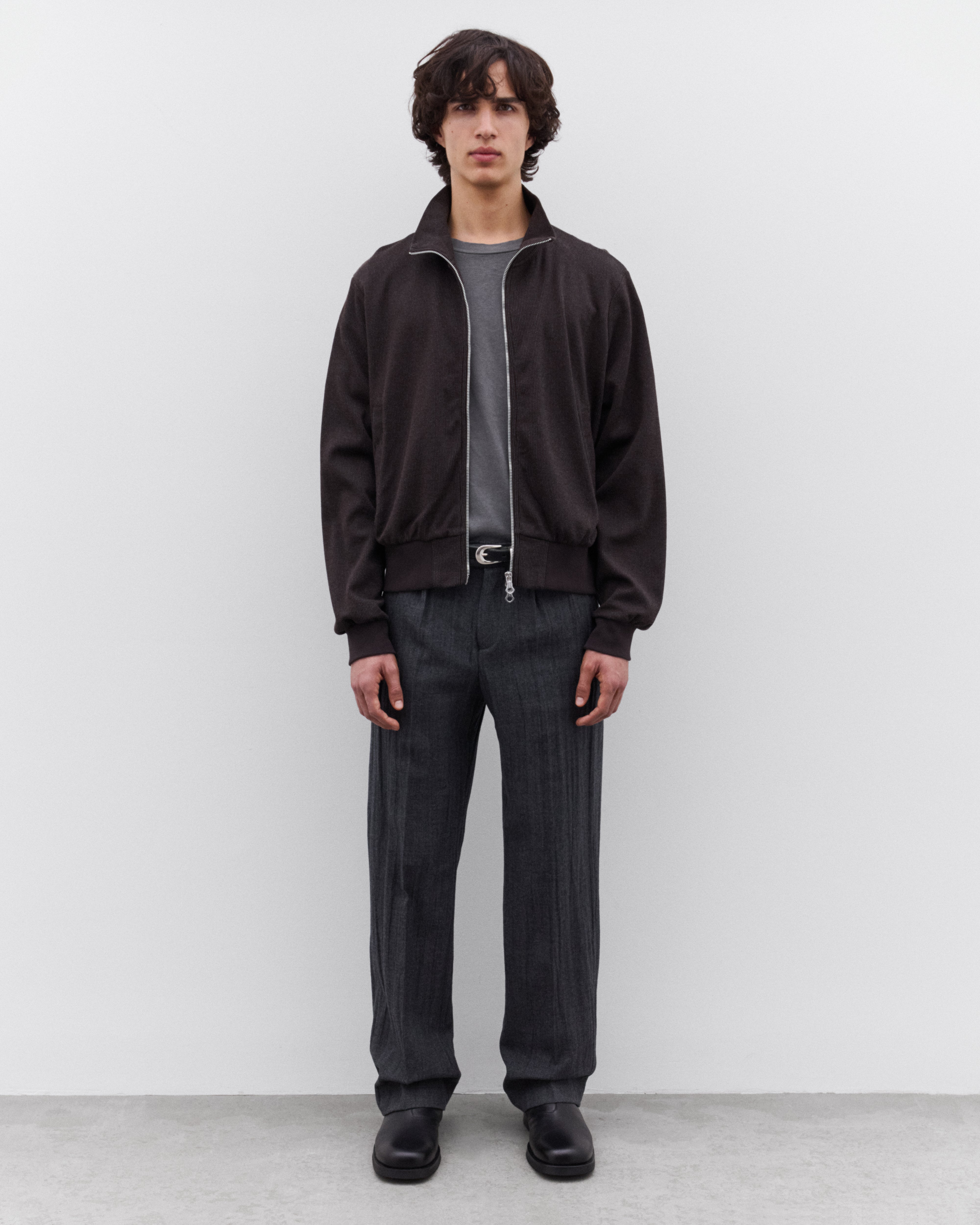 Our Legacy: Men's Mob Jacket (Track And Field Pinstripe) | DSML E-SHOP