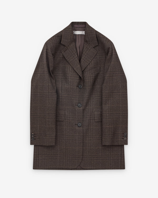 Our Legacy - Women's Queens Blazer - (Brown Dunmore Check)