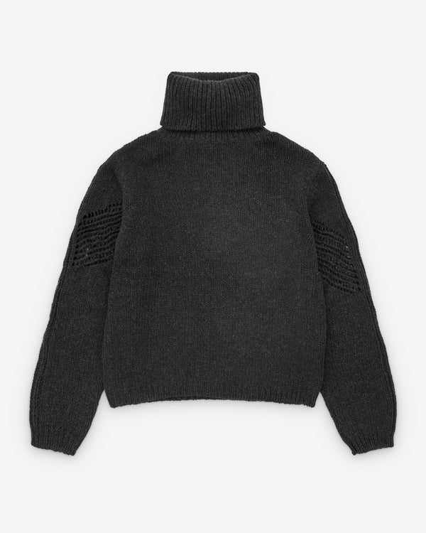 Our Legacy - Women's Cage Rollneck - (Charcoal Low Twist Merino)