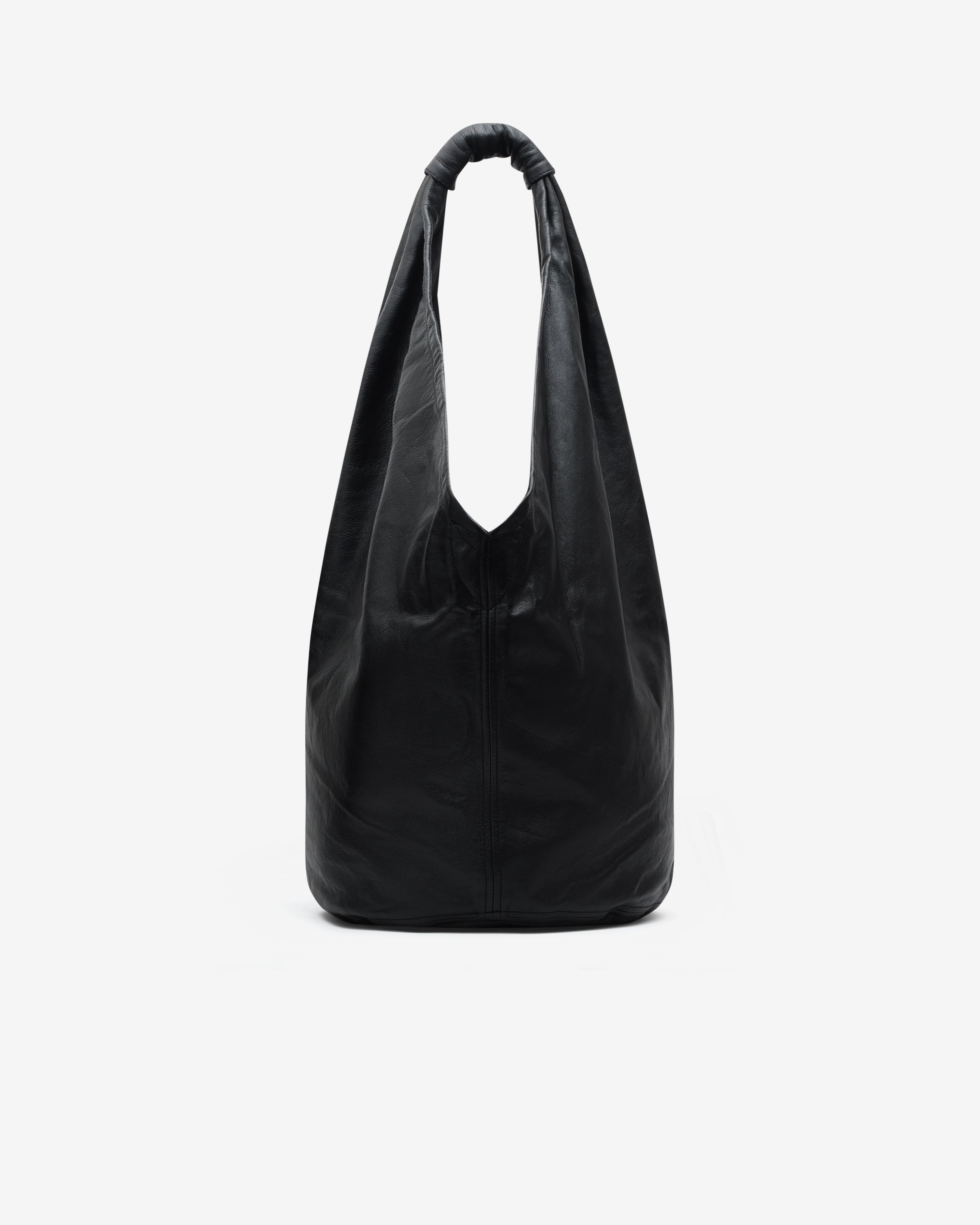 Our Legacy: Men's Drip Bag (Malleable Black Bull Hide) | DSML E-SHOP