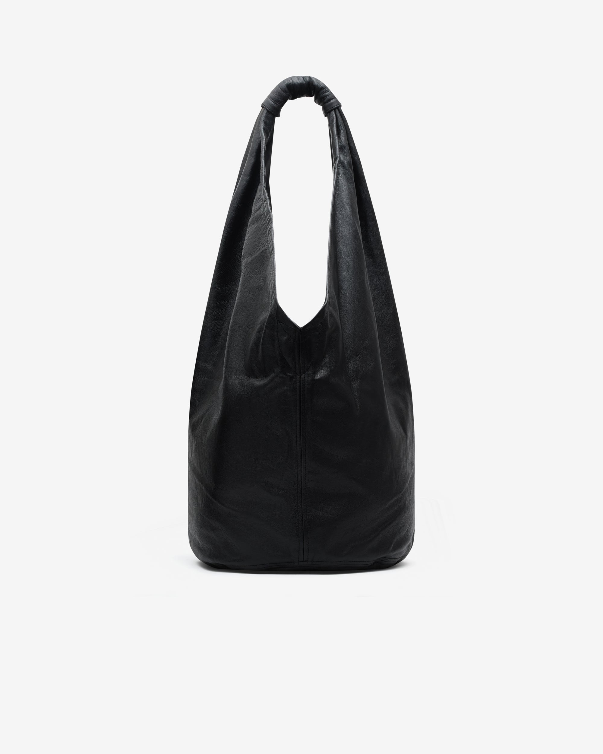 Our Legacy: Men's Drip Bag (Malleable Black Bull Hide) | DSML E-SHOP