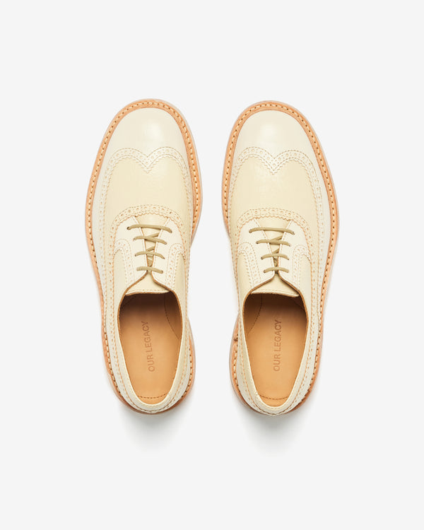 Our Legacy - Brogue Parade - (Deep Ecru Leather)