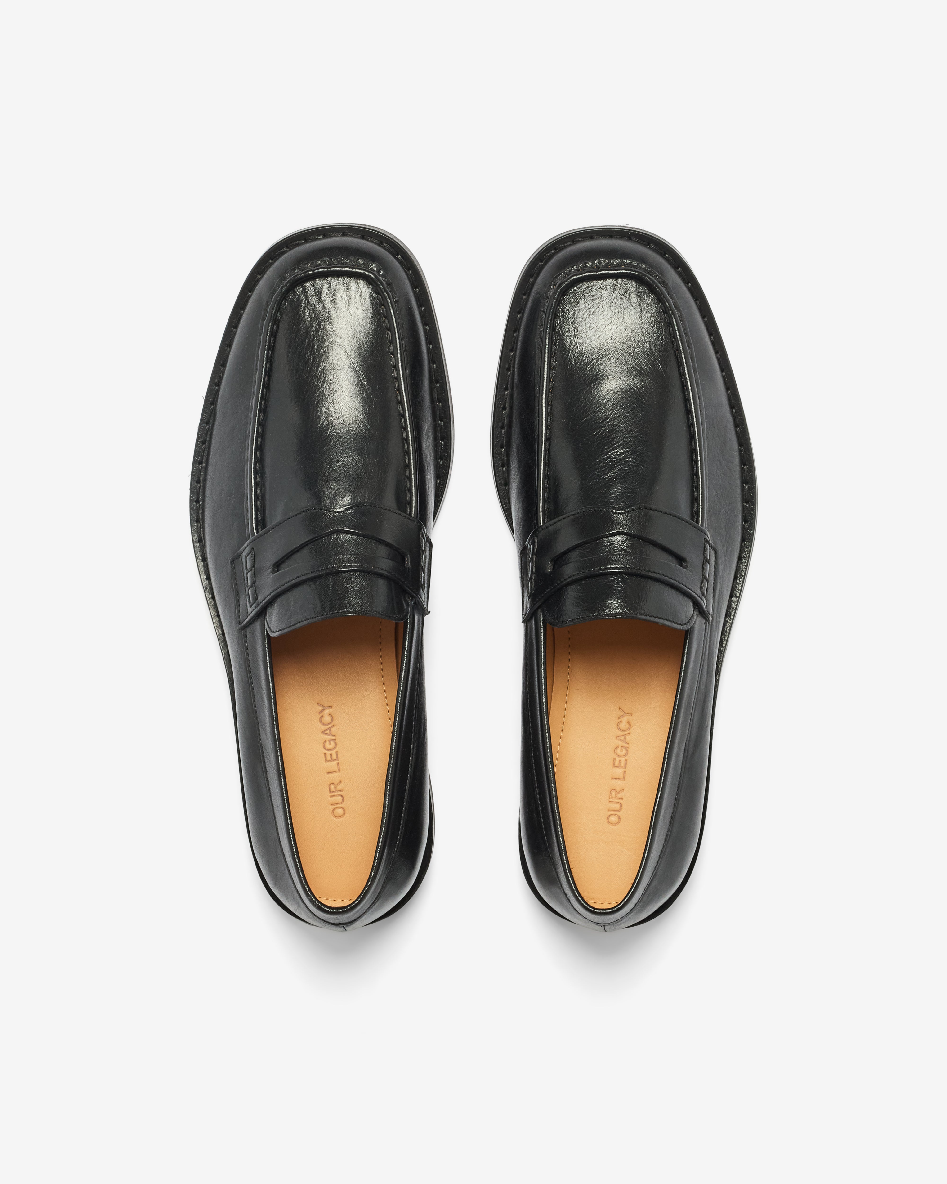 Our Legacy: Men's Light Loafer (True Dyed Black Leather) | Dover