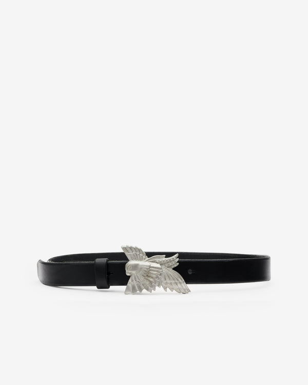 Our Legacy - Men's Dove Belt - (Oily Black Leather)