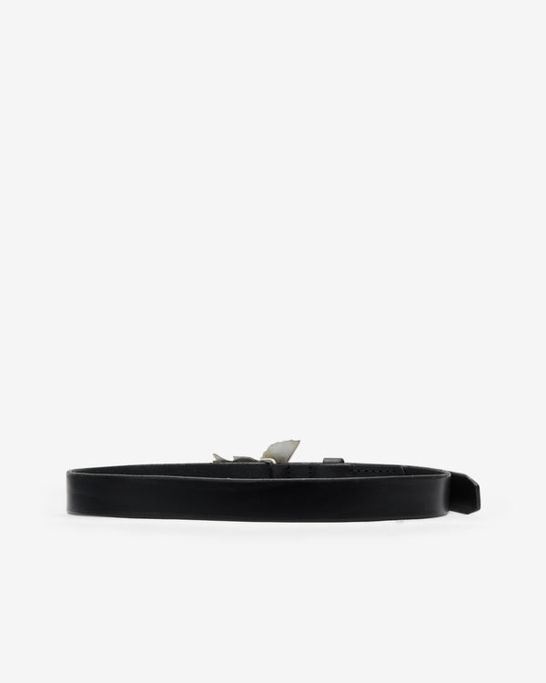 Our Legacy - Men's Dove Belt - (Oily Black Leather)
