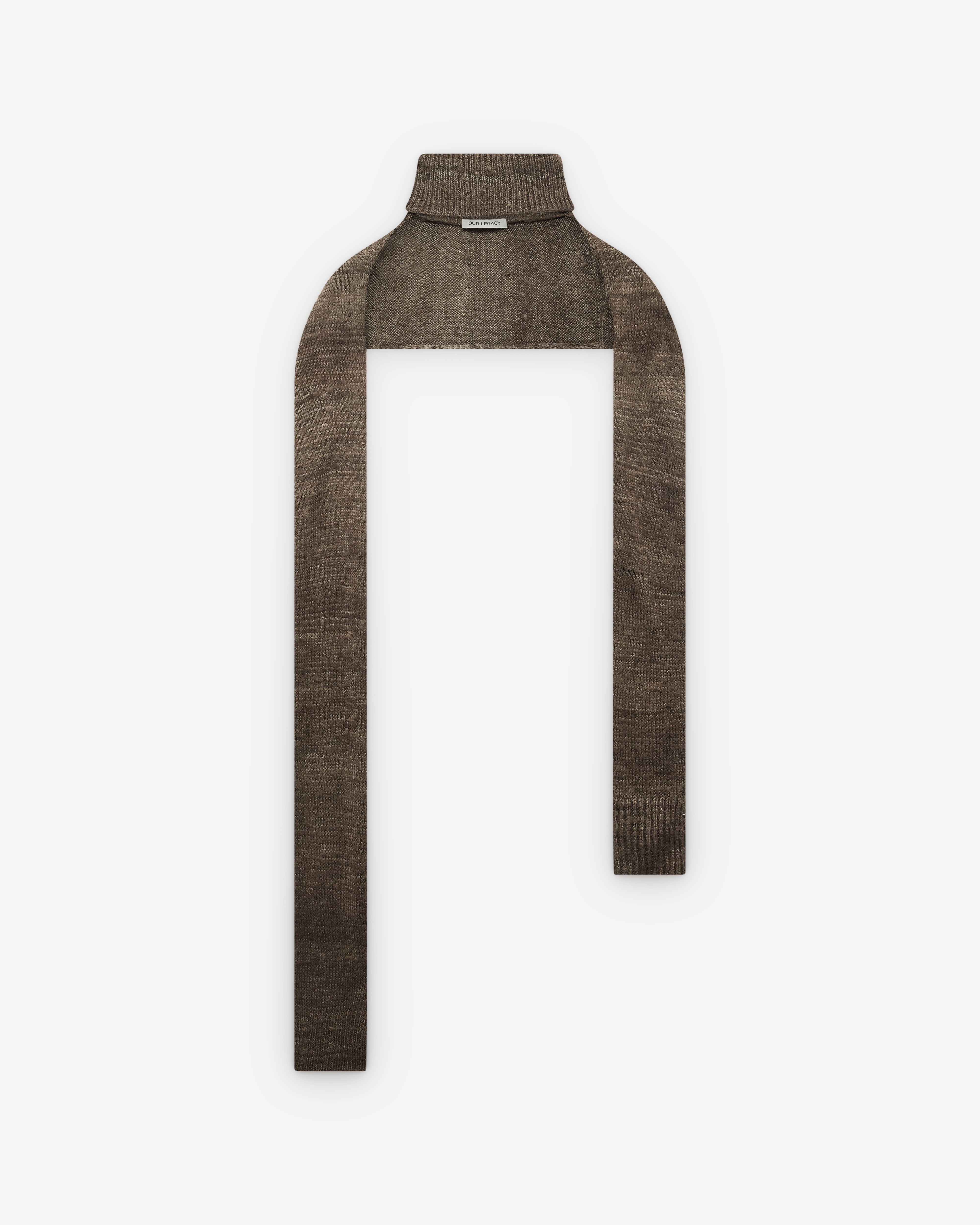Our Legacy: Men's Mock Scarf (Wathered Earth Handspun Silk