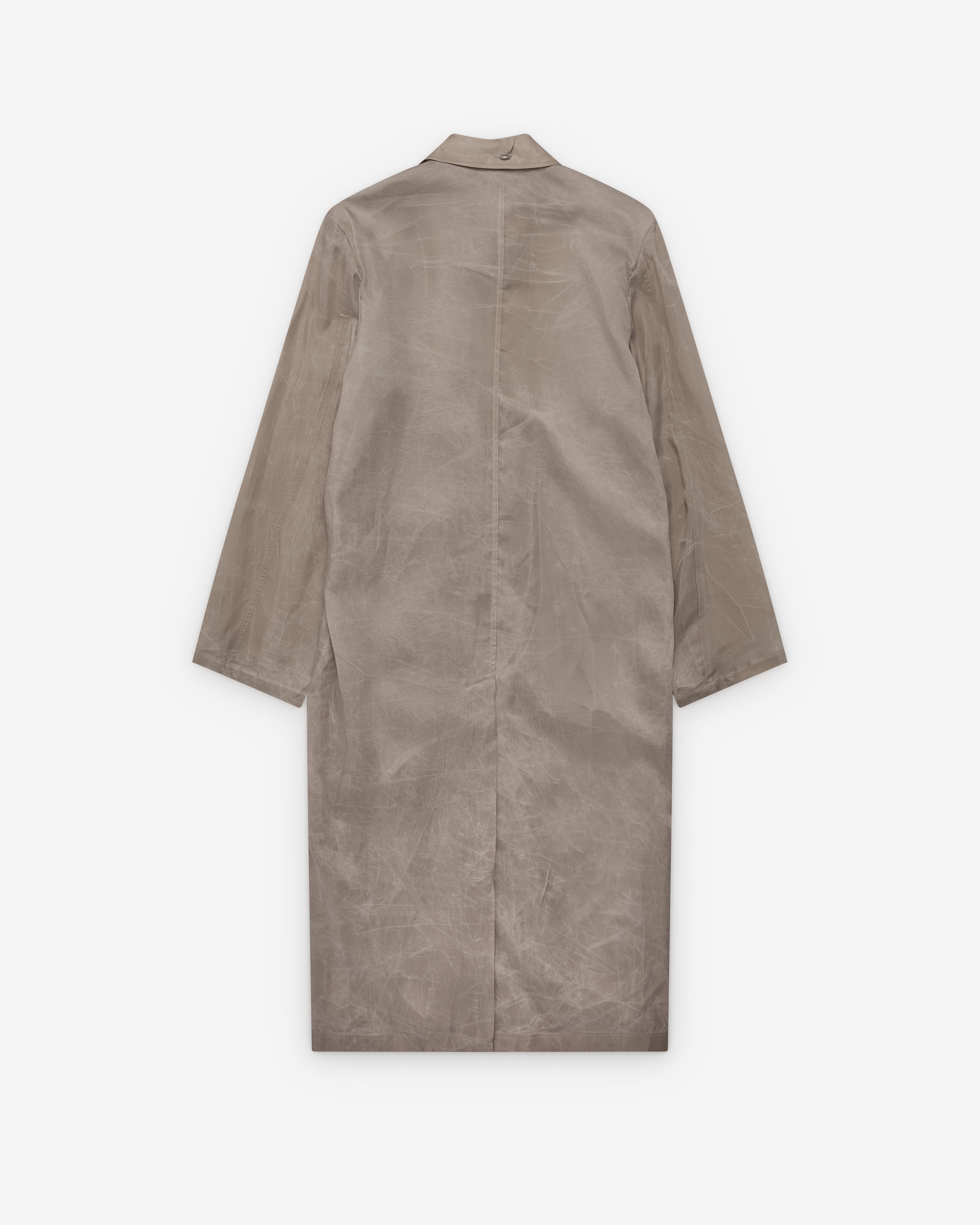 Our Legacy: Men's Cloak Carcoat (Ghost Grey) | Dover Street Market