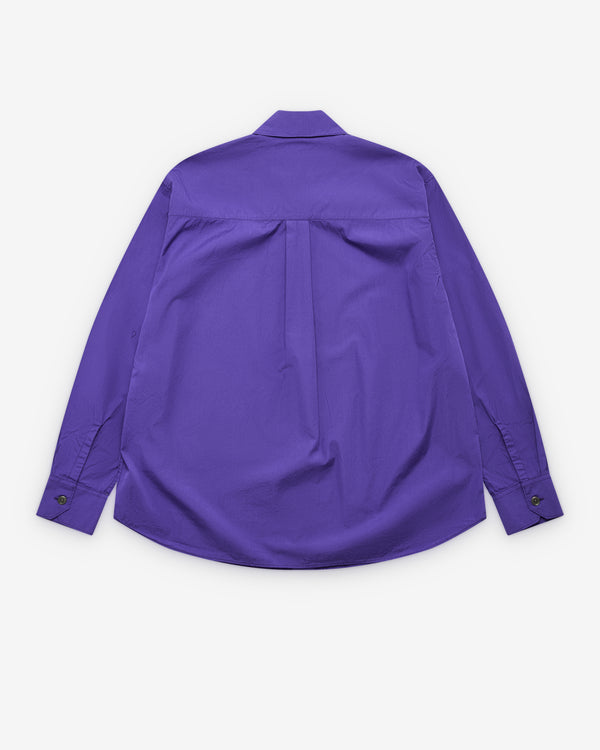 Our Legacy - Men's Above Shirt - (Deep Blue Super Poplin)