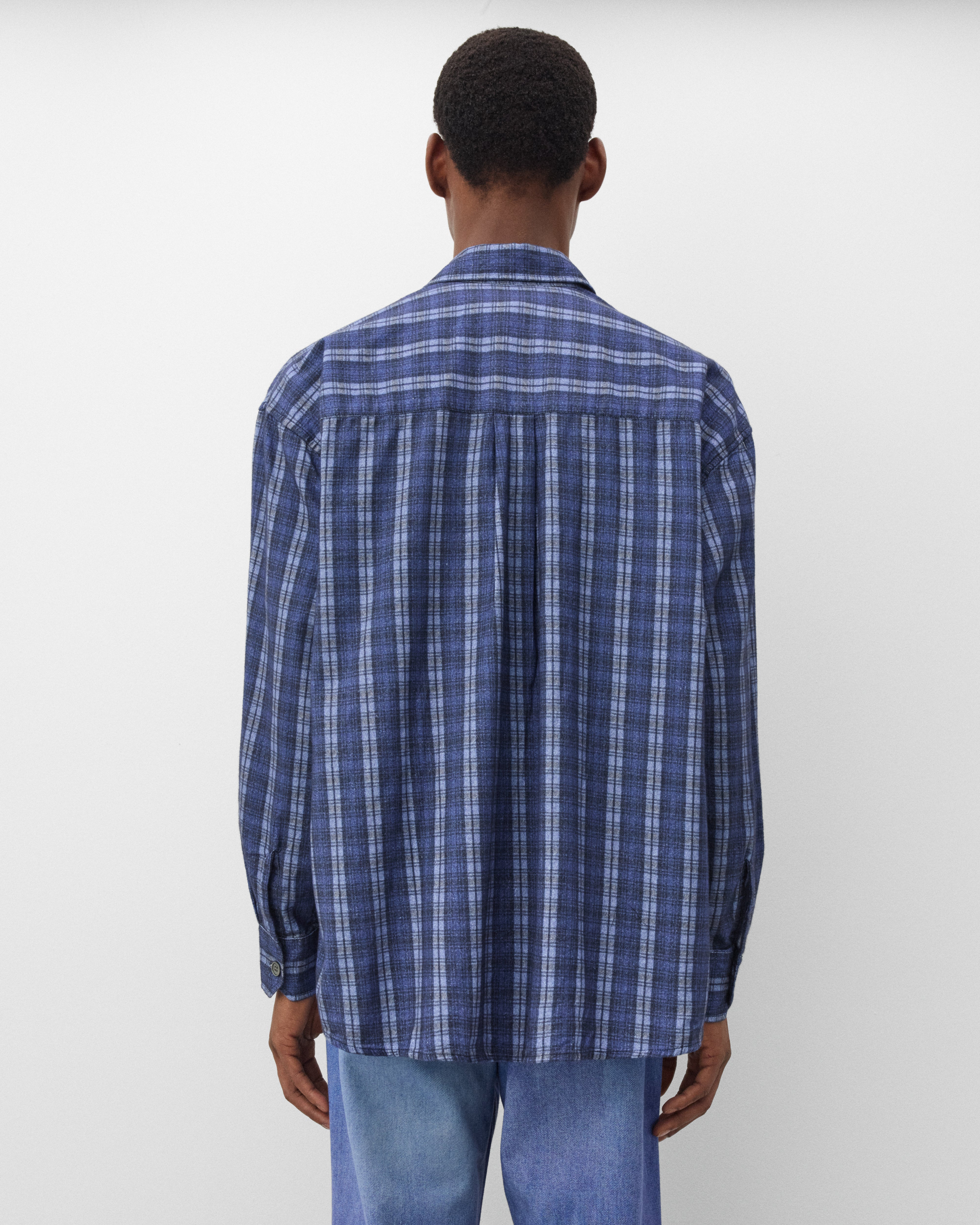 Our Legacy: Men's Borrowed Shirt (Check Please Print) | Dover