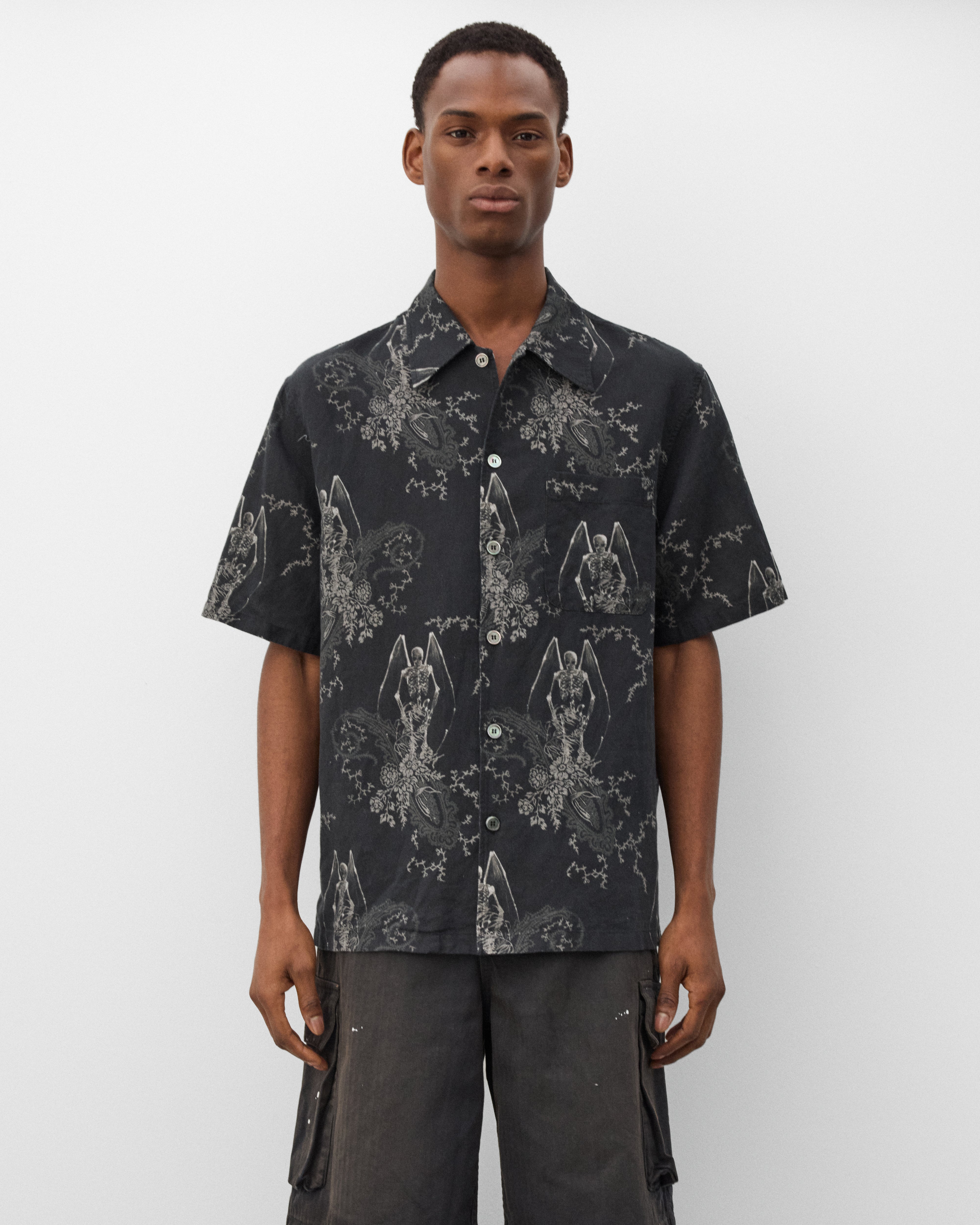 Our Legacy: Men's Every Shirt Shortsleeve (Death Paisley Print