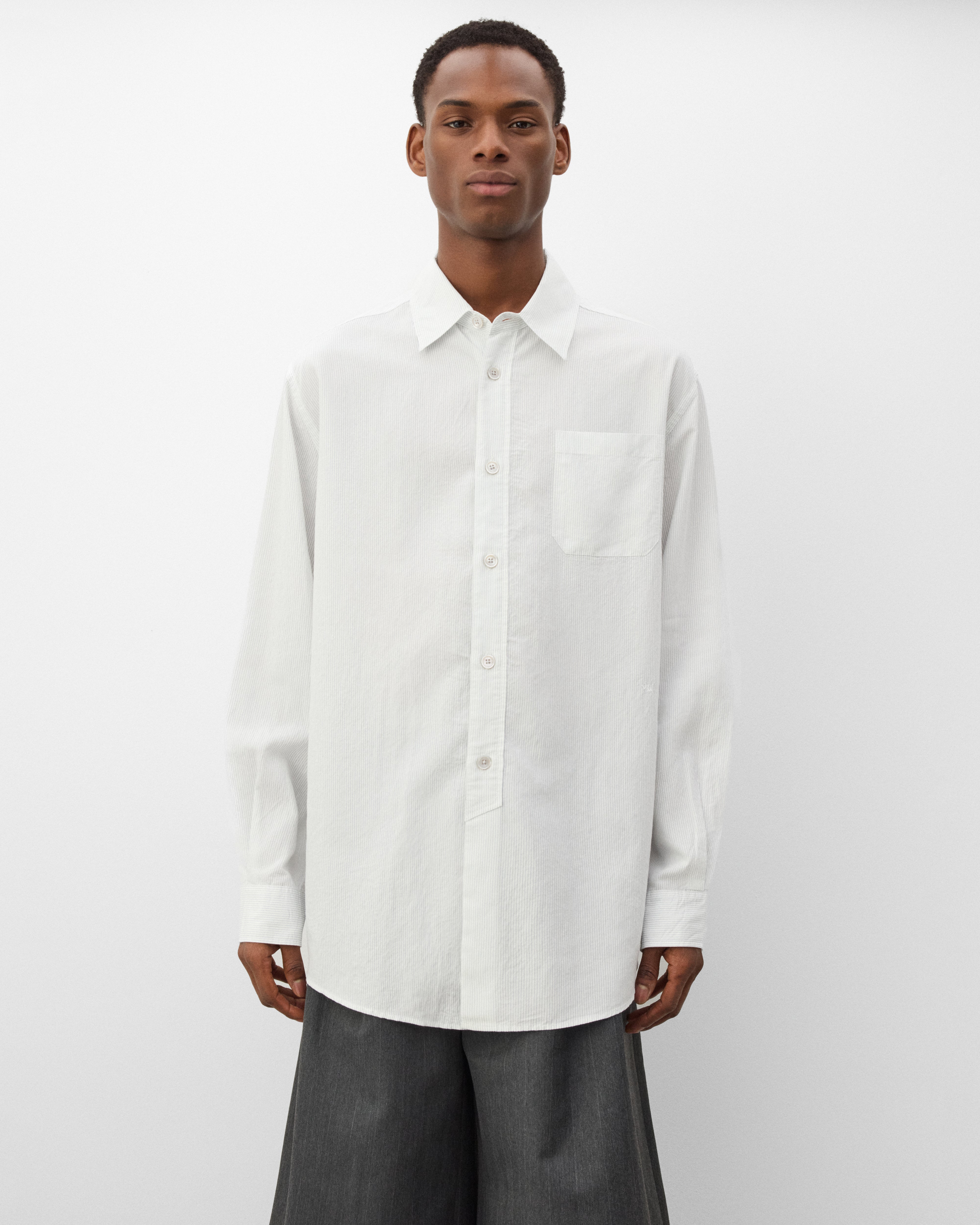 Our Legacy: Men's Vast Shirt (Midnight Line Stripe Modalux