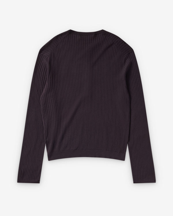 Our Legacy - Men's Fine Henley - (Noble Navy Cotton Crepe)